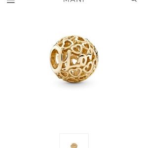 “Love” 14K Gold Pandora Charm